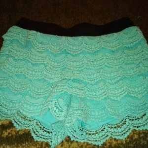 Charlotte Russe ruffle shorts